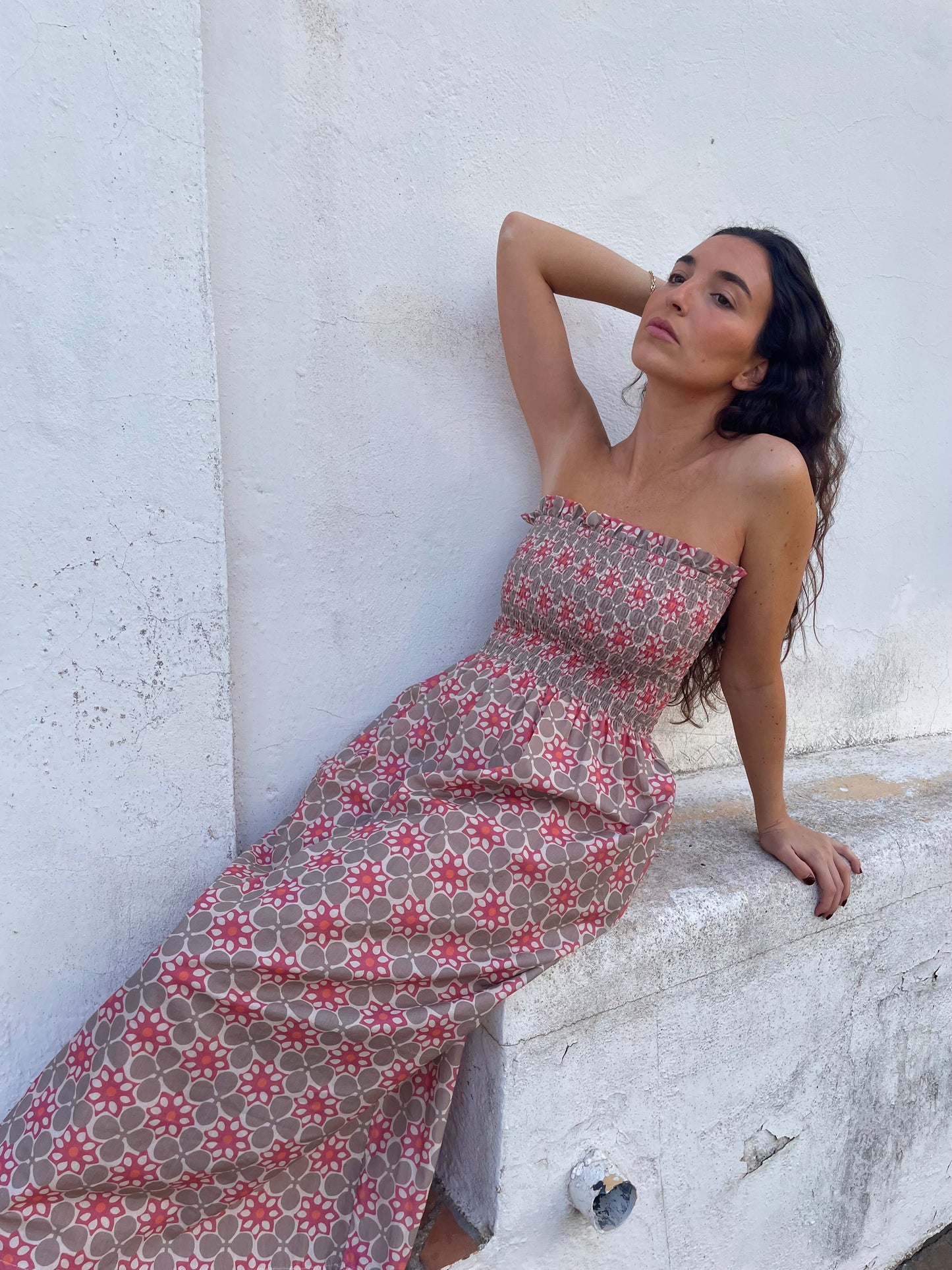 Vestido Ischia Frambuesa