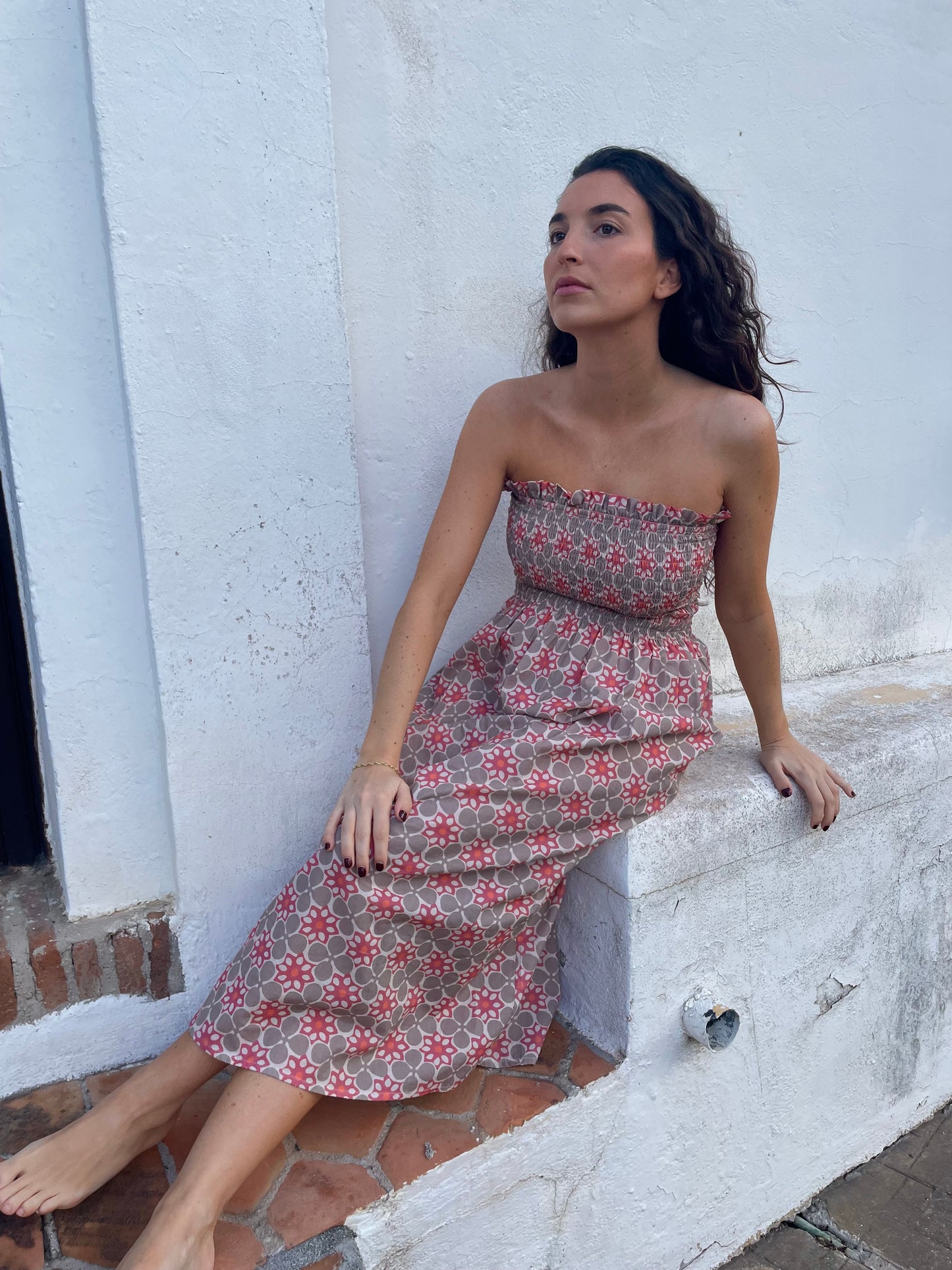 Vestido Ischia Frambuesa