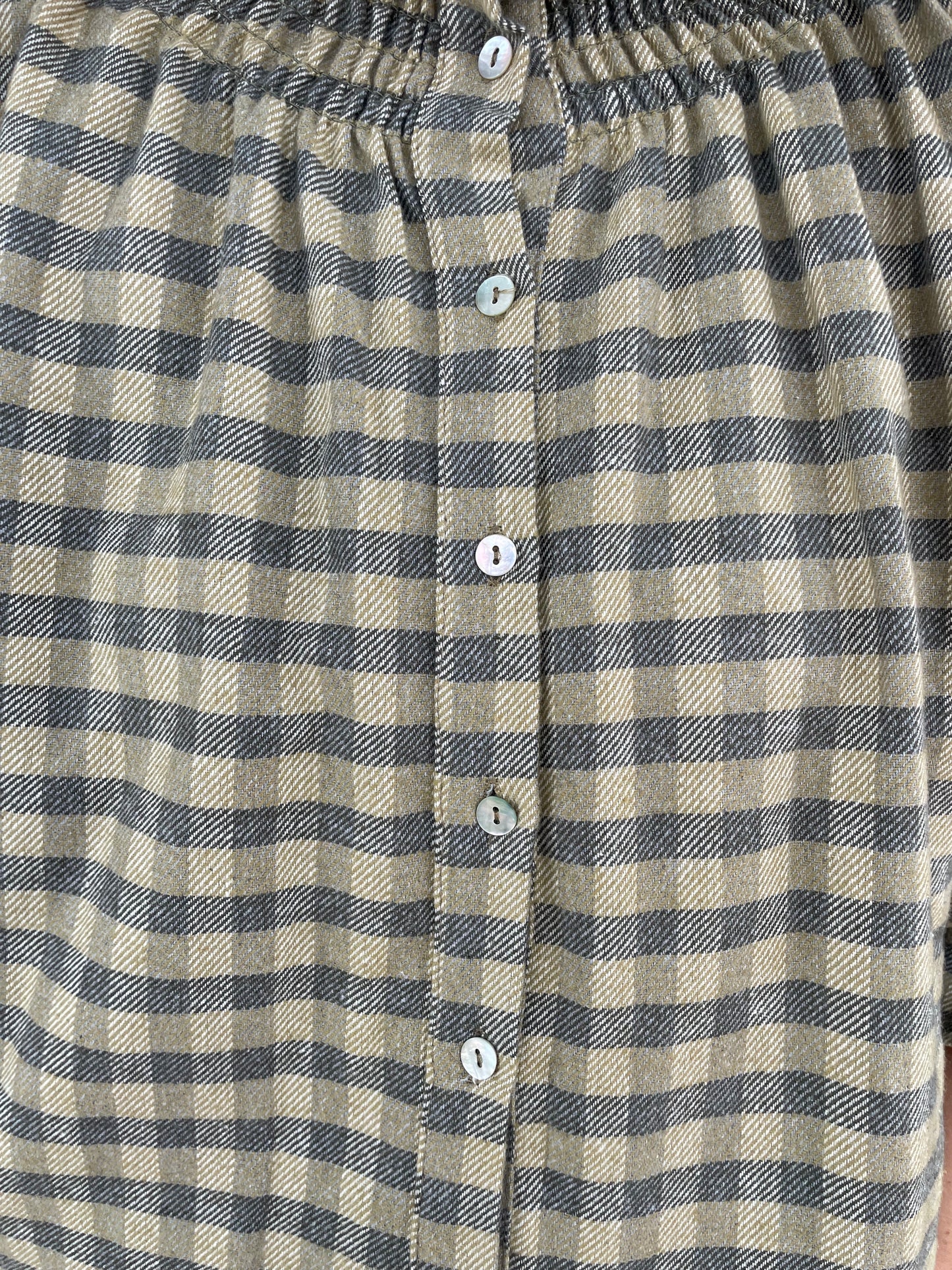 Blusa Cuadros Verde